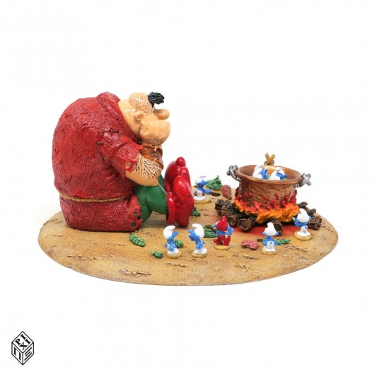 Figurine Pixi - Grossbouf et la soupe aux Schtroumpfs - secondaire-4