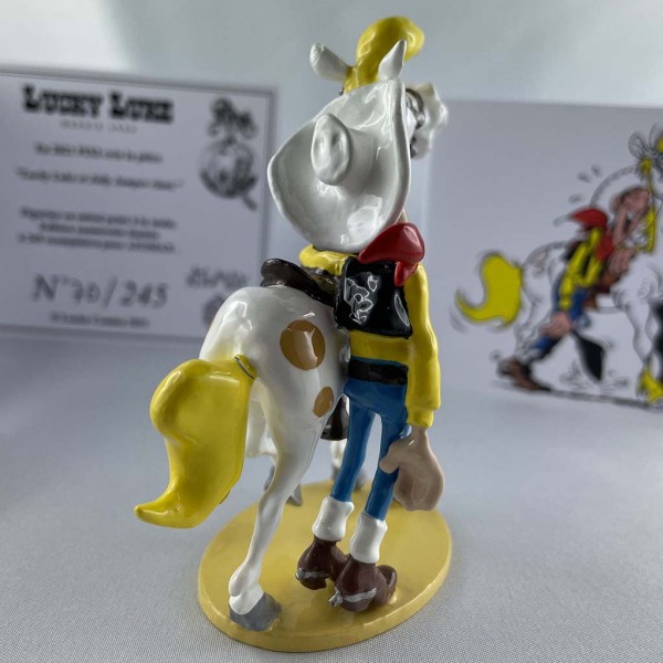 Figurine Pixi Atomax, Lucky Luke et Jolly Jumper riant