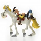 Figurine Pixi, Lucky Luke dormant sur Jolly Jumper - secondaire-1