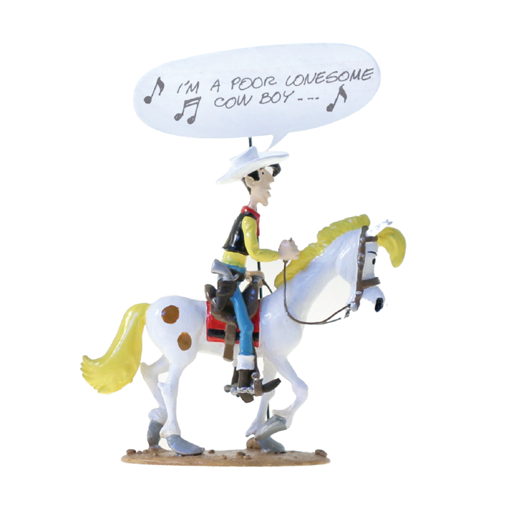 Figurine Pixi Origine Lucky Luke "I'm a poor lonesome cowboy" - secondaire-1