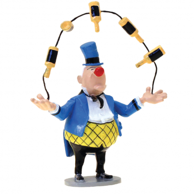 Figurine Pixi Origine Lucky Luke Erasmus jonglant - secondaire-1