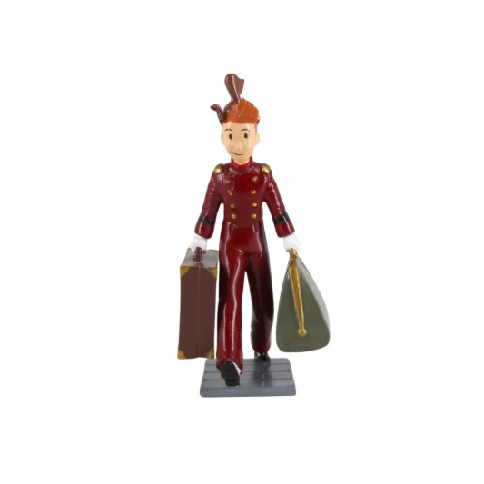Figurine Spirou marchant valise - secondaire-1