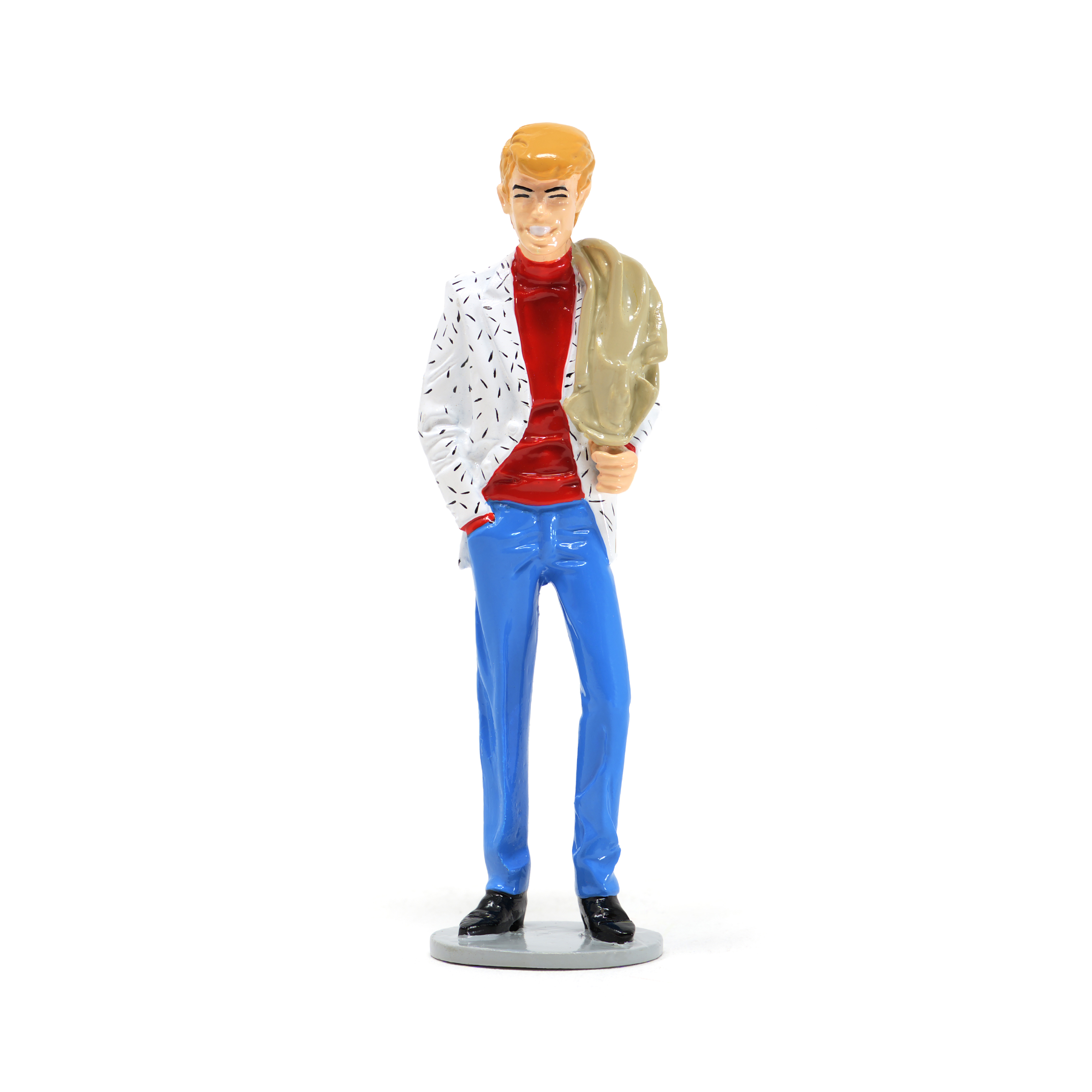 Figurine Pixi Ric Hochet veste sur l'épaule - secondaire-3