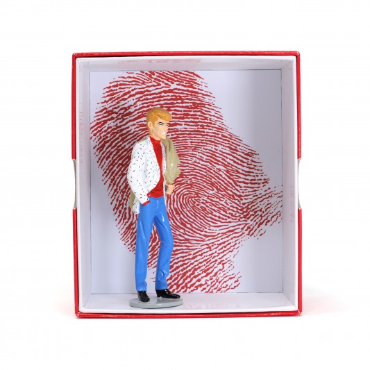 Figurine Pixi Ric Hochet veste sur l'épaule - secondaire-4