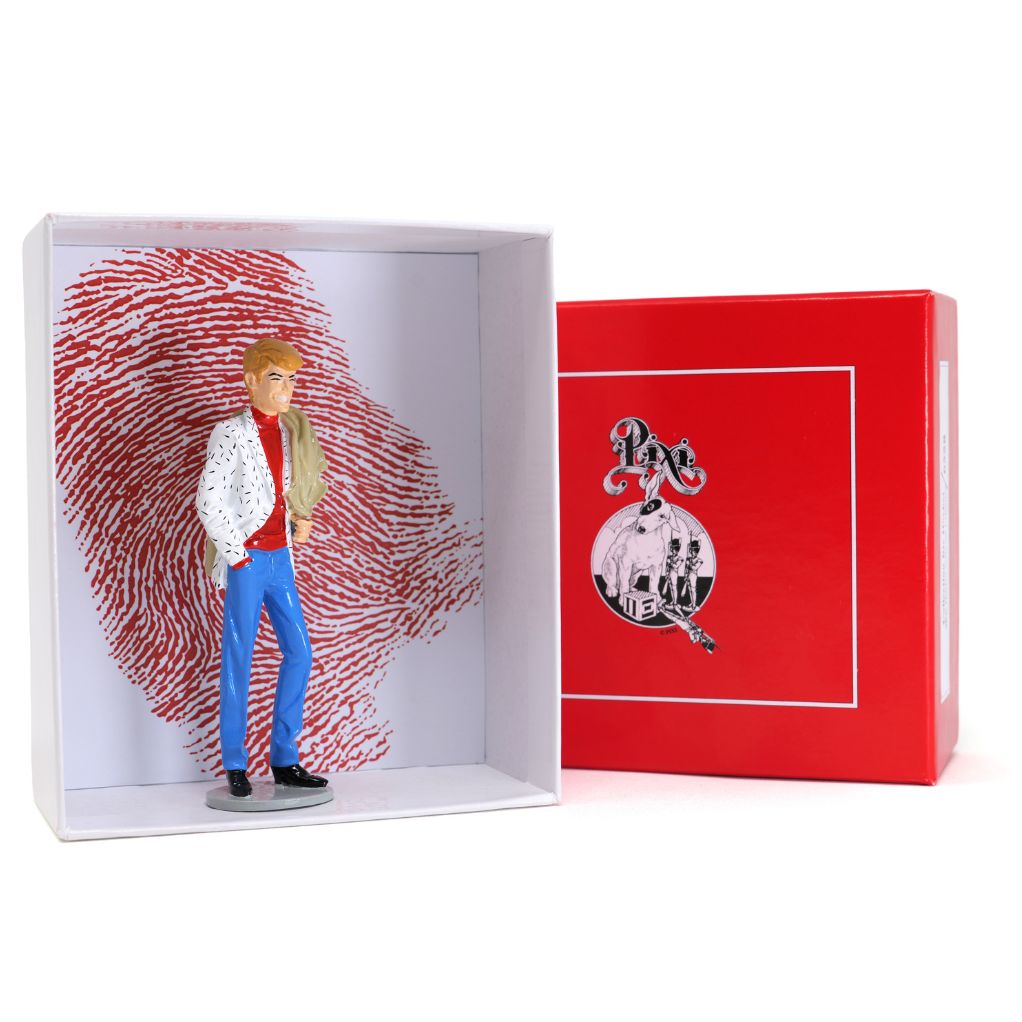 Figurine Pixi Ric Hochet veste sur l'épaule - secondaire-5