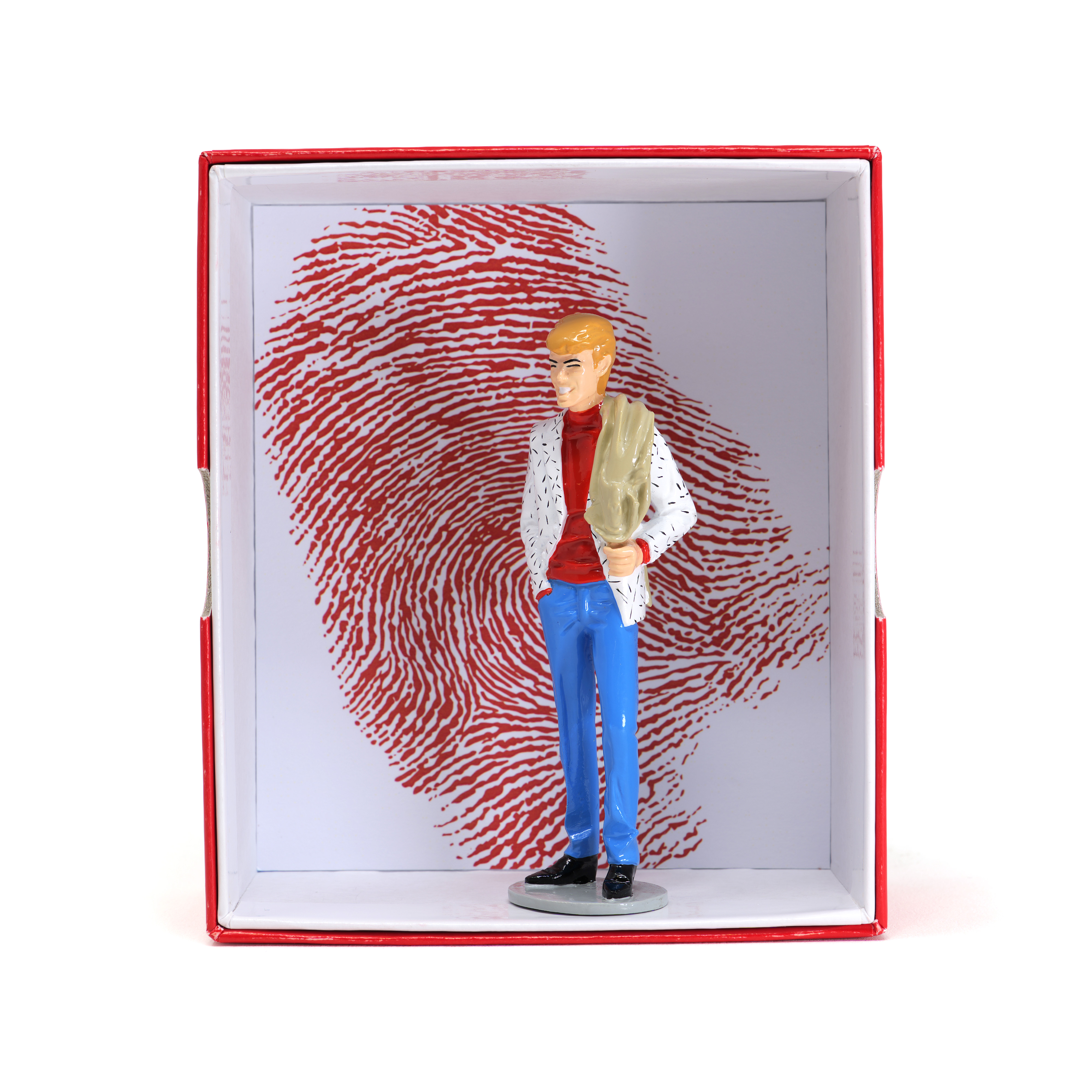Figurine Pixi Ric Hochet veste sur l'épaule - secondaire-6