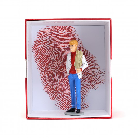 Figurine Pixi Ric Hochet veste sur l'épaule - secondaire-6