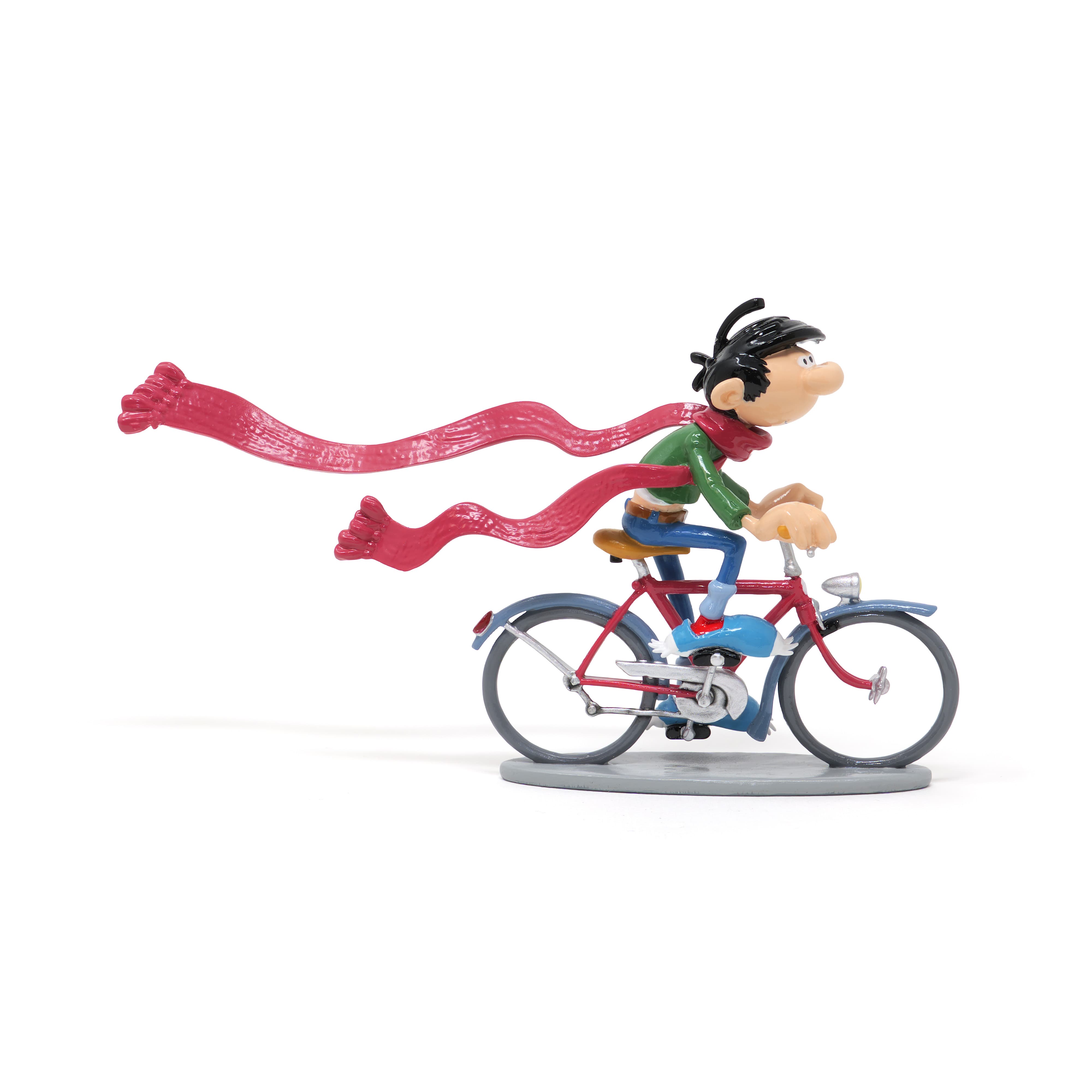Figurine Pixi - Gaston écharpe vélo delaf - secondaire-1