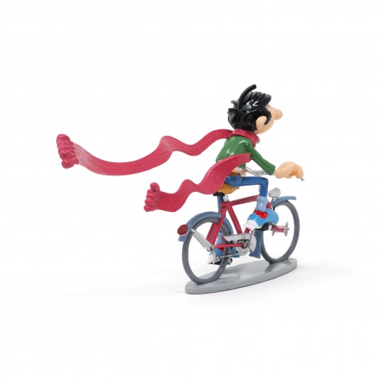 Figurine Pixi - Gaston écharpe vélo delaf - secondaire-2