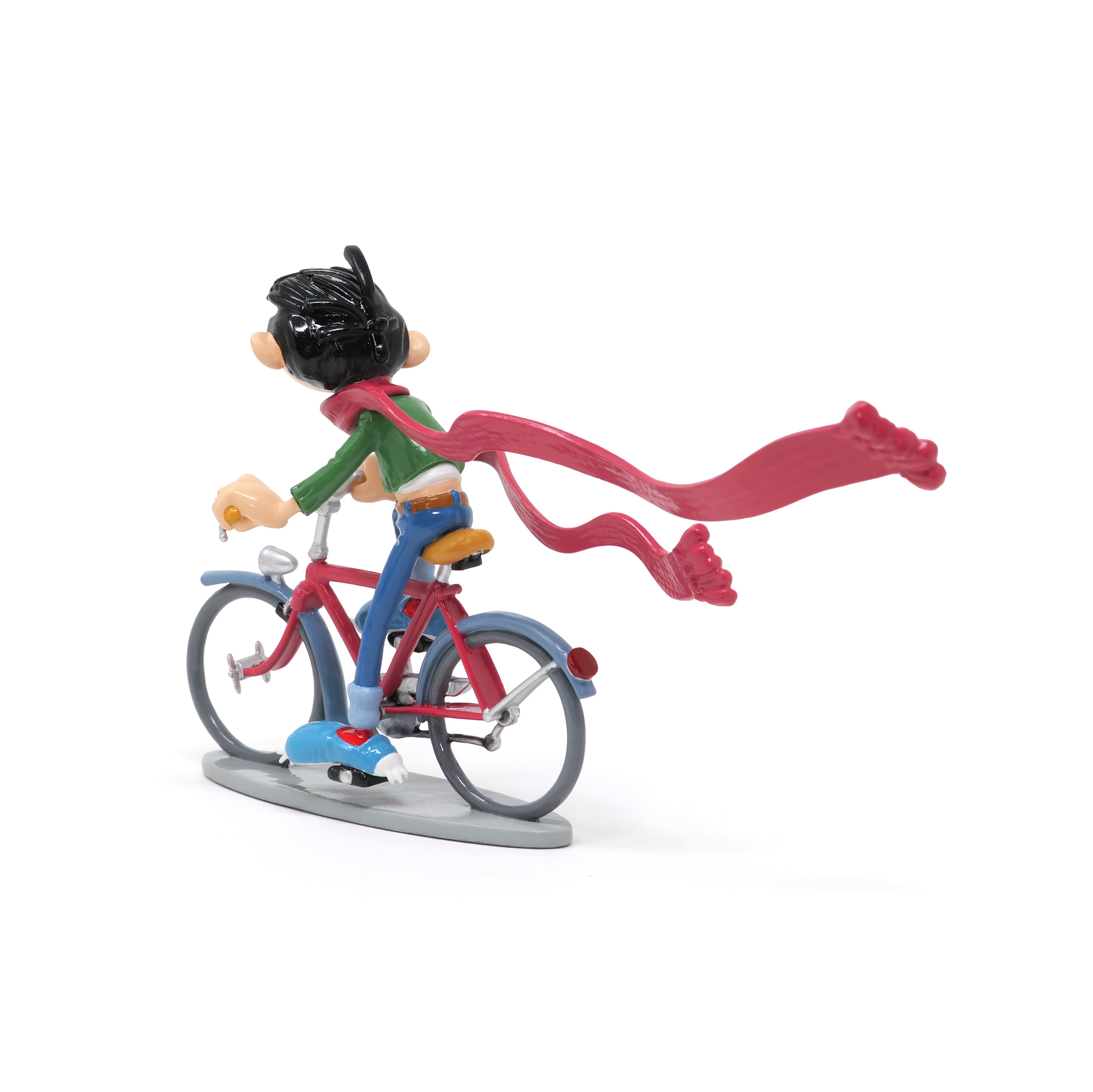 Figurine Pixi - Gaston écharpe vélo delaf - secondaire-3