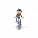Figurine Pixi - Gaston écharpe vélo delaf - secondaire-4