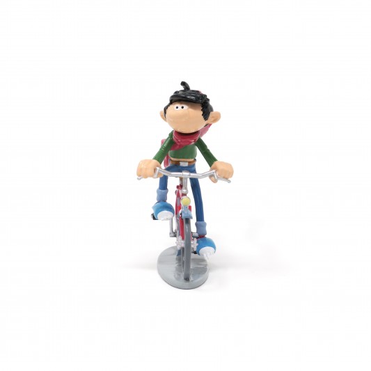 Figurine Pixi - Gaston écharpe vélo delaf - secondaire-4