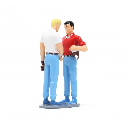 Figurine Pixi Michel Vaillant x Steve Warson Poignée de Main - secondaire-1