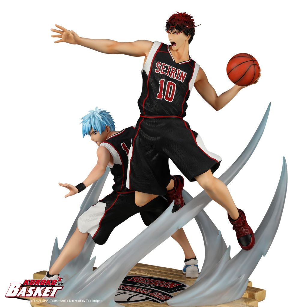 Figurine Tetsuya Kuroko & Taiga Kagami - Version maillot noir - secondaire-1