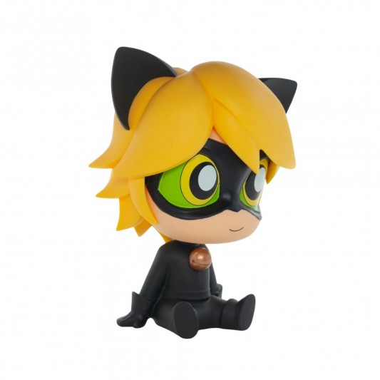 Tirelire Chibi Miraculous - Chat noir - secondaire-1