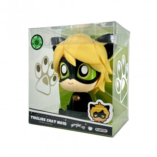 Tirelire Chibi Miraculous - Chat noir - secondaire-8