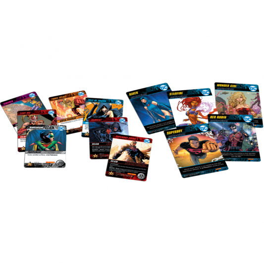 DC Comics Jeu de Deck-Building : Teen Titans, jeu de base - secondaire-1