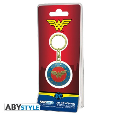 Porte-clés 3D Bouclier Wonder Woman - secondaire-4