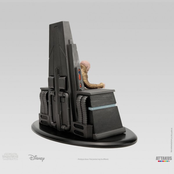 Figurine Star Wars Snoke sur son trône