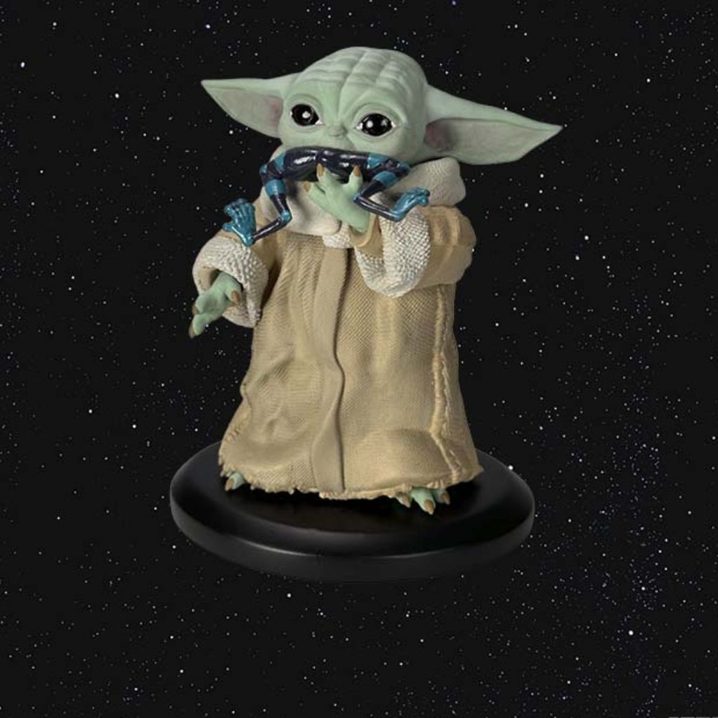 Figurine Star Wars - Grogu eating the Frog - The Mandalorian - secondaire-4