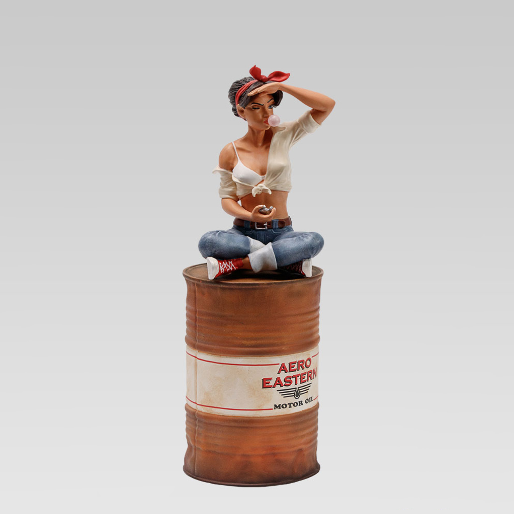 Figurine Attakus - Pin-up Lillie Roadrunner Aero Eastern - Collection