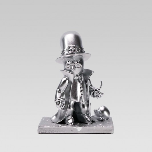 Figurines, Coffret Donjon, 3 personnages par Trondheim et Sfar, monochrome ARGENT - secondaire-4