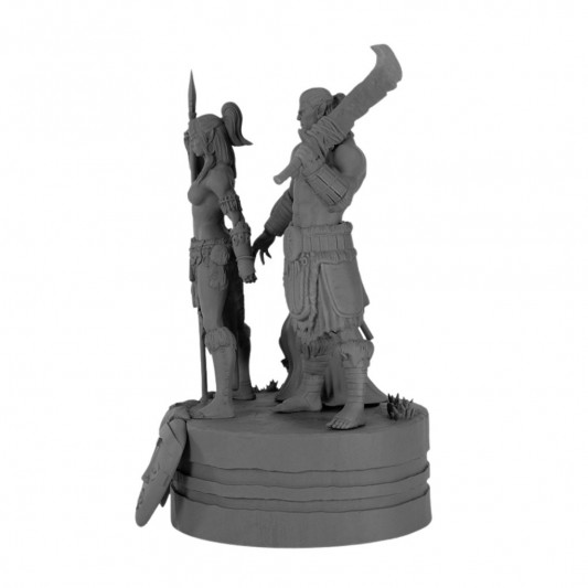 Diorama des masques à peindre – Elfes – Le Monde d’Aquilon - secondaire-2