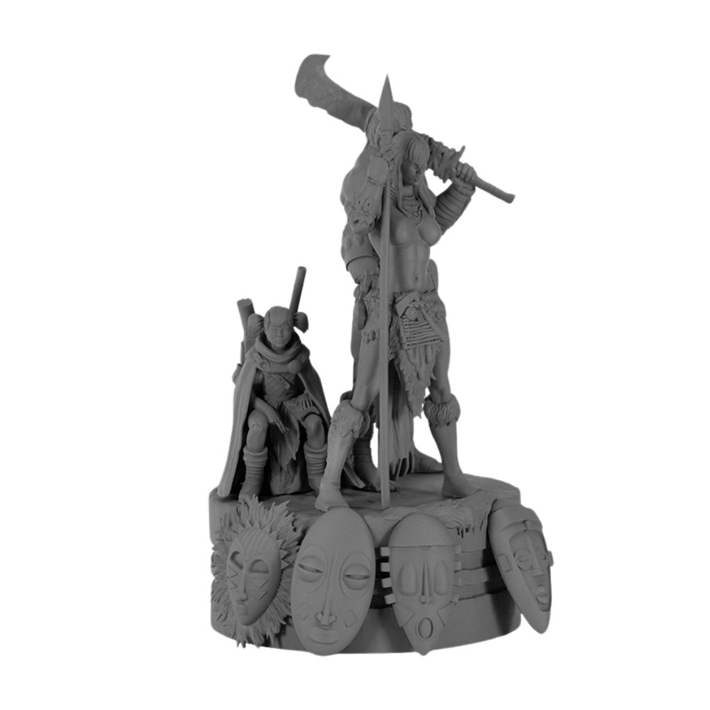 Diorama des masques à peindre – Elfes – Le Monde d’Aquilon - secondaire-5