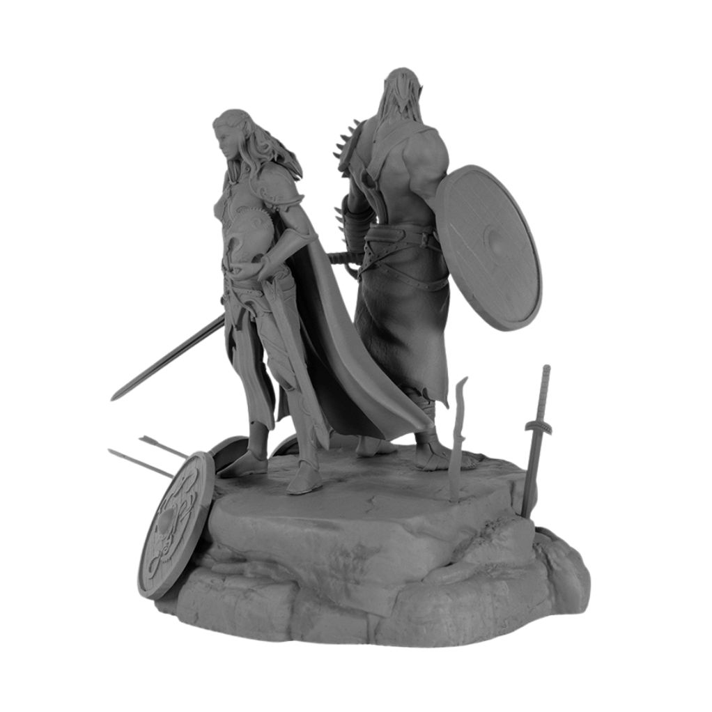 Diorama des boucliers à peindre – Elfes – Le Monde d’Aquilon - secondaire-3