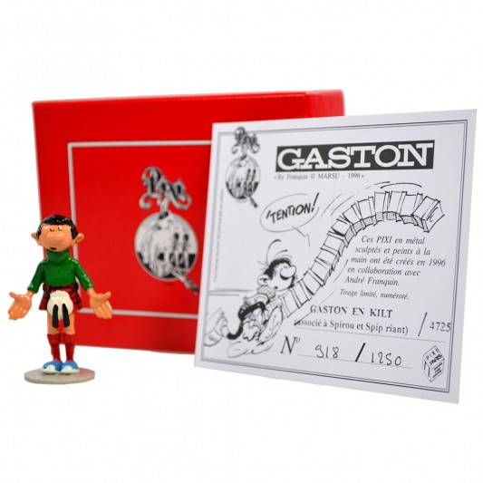 FIGURINE - GASTON EN KILT - secondaire-4