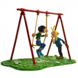 Figurine - Gaston and the elastic swing