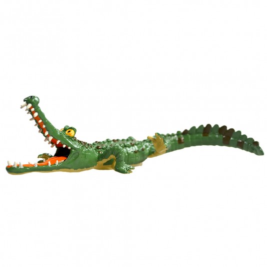 FIGURINE - GASTON POURSUIVIT PAR LE CROCODILE - secondaire-3