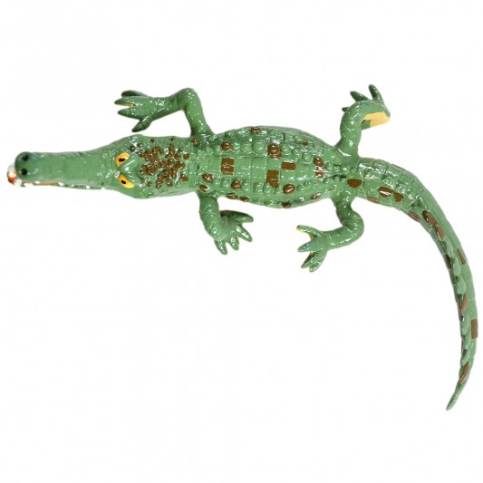 FIGURINE - GASTON POURSUIVIT PAR LE CROCODILE - secondaire-4