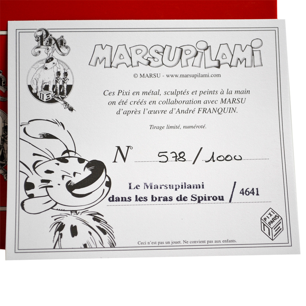 MARSUPILAMI DANS LES BRAS DE SPIROU - secondaire-3