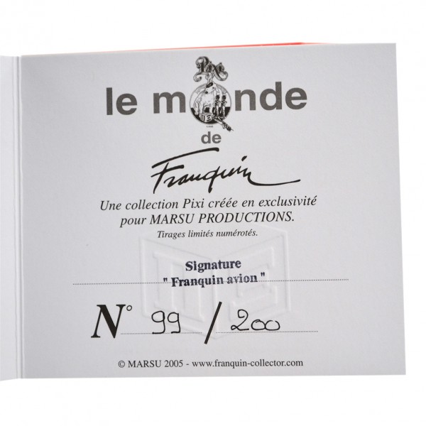 Franquin Signature - Little plane