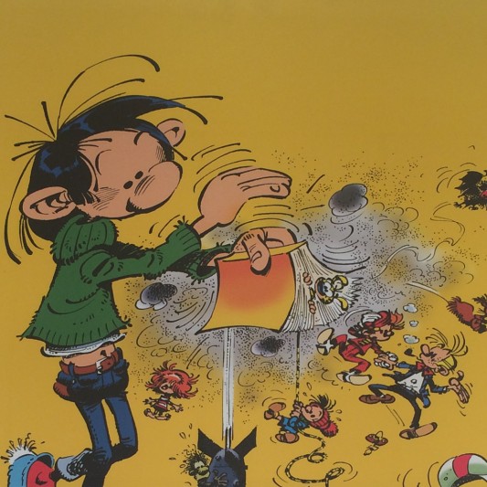 Affiche les univers de Franquin - secondaire-2