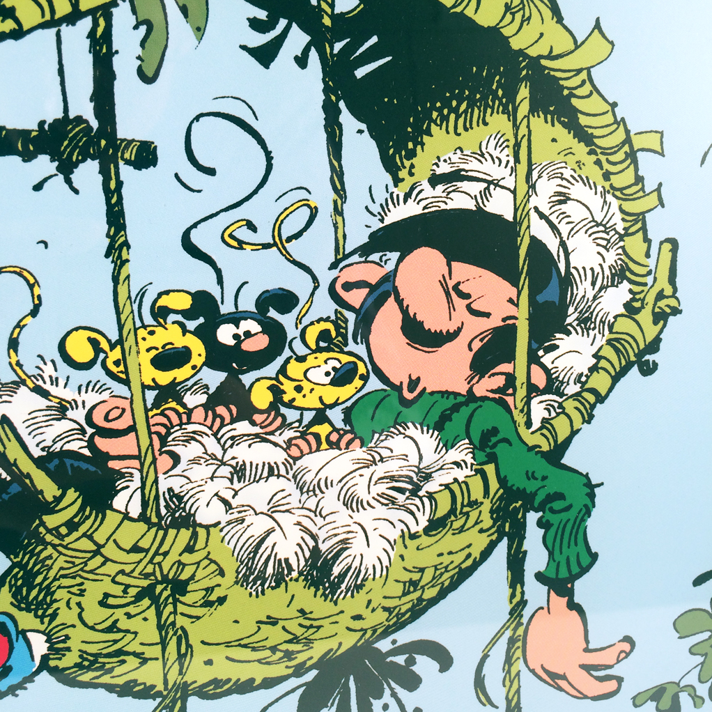 Affiche Gaston dans le nid des Marsupilamis - secondaire-1