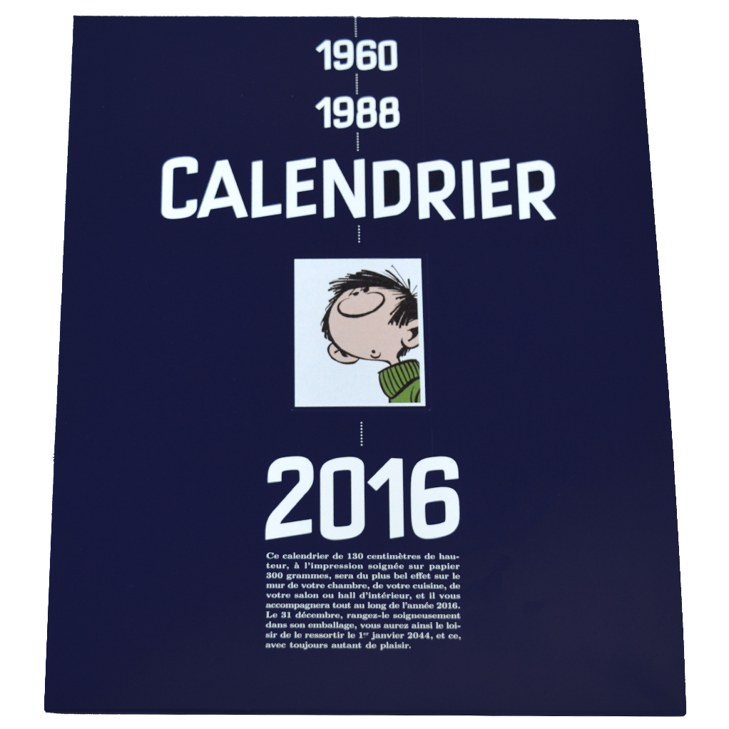 CALENDRIER 2016 GASTON - secondaire-4