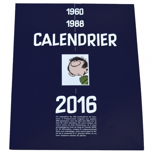 CALENDRIER 2016 GASTON - secondaire-4