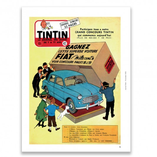 La grande aventure du journal Tintin version luxe - secondaire-9