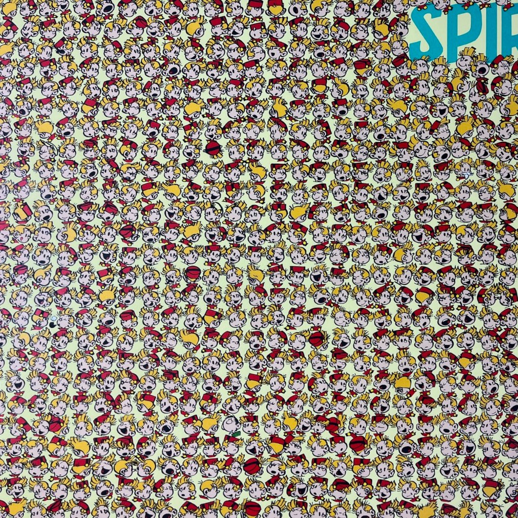 Sérigraphie -  Les 1000 têtes de Spirou - secondaire-1