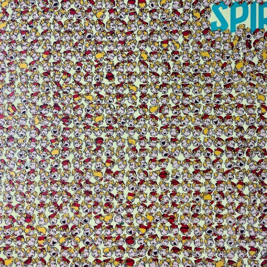 Sérigraphie -  Les 1000 têtes de Spirou - secondaire-1