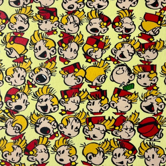 Sérigraphie -  Les 1000 têtes de Spirou - secondaire-2