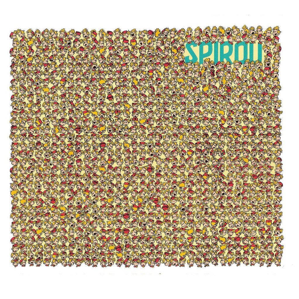 Sérigraphie -  Les 1000 têtes de Spirou - secondaire-3