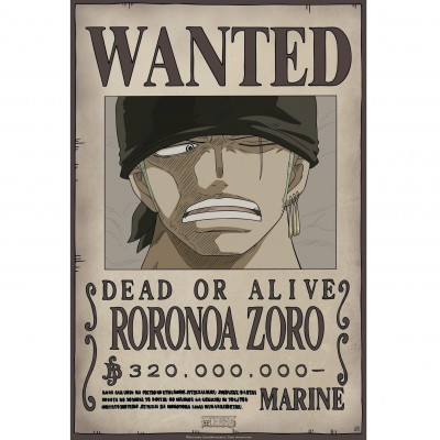 Pack 9 Posters Wanted : Équipage de Luffy - One Piece - secondaire-3