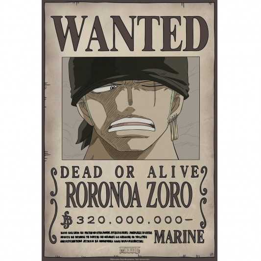 Pack 9 Posters Wanted : Équipage de Luffy - One Piece - secondaire-3