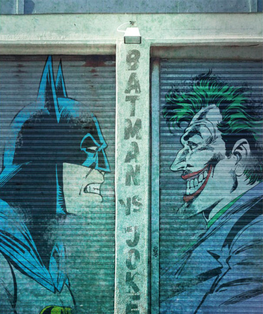 Toile Batman VS Le Joker - DC Comics - secondaire-1
