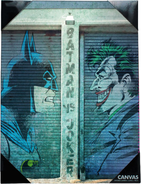 Toile Batman VS Le Joker - DC Comics - secondaire-2