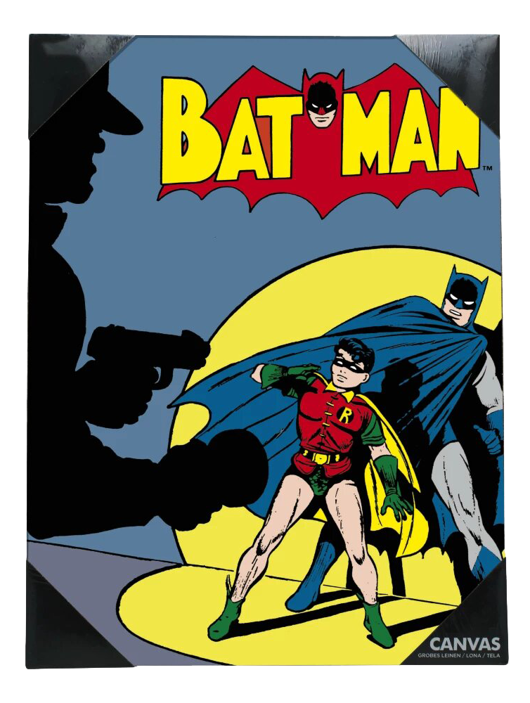 Toile Batman Couverture Vintage - DC Comics - secondaire-1