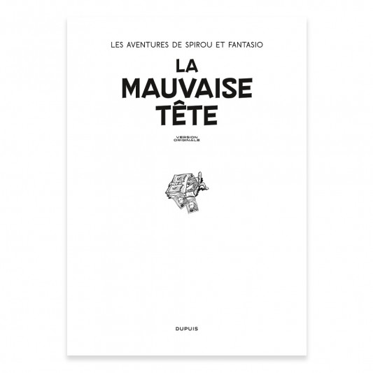 Tirage de tête Spirou VO La mauvaise tête - secondaire-1